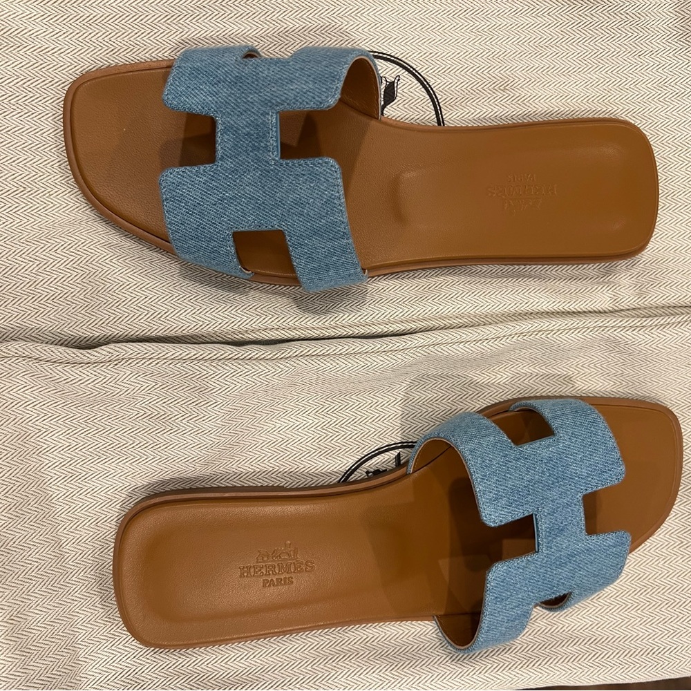 Denim Oran Sandals